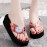 Women Clothes Band Clip Toe Platform Slippers