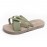 Women Soft Sole Solid Color Cross Strap Home Shoes Slippers