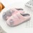 Large Size Women Cute Cat Decor Warm Slingback House Slippers